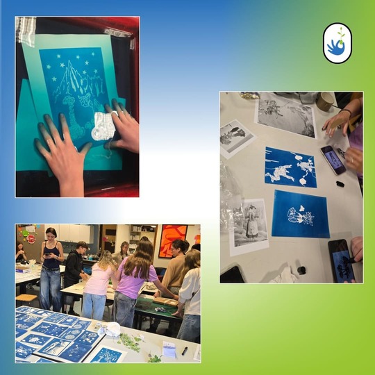 Collège St Joseph Sallanches 𝘼𝙩𝙚𝙡𝙞𝙚𝙧 𝙘𝙮𝙖𝙣𝙤𝙩𝙮𝙥𝙚 𝙖𝙫𝙚𝙘 𝙡’𝙖𝙧𝙩𝙞𝙨𝙩𝙚 𝙅𝙤𝙝𝙖𝙣𝙣𝙖 𝙋𝙚𝙧𝙧𝙚𝙩